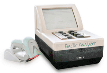 Image: The updated BacTx Analyzer offers automated interpretation, tracking, and documentation— features that not only increase transfusion patient safety, but also provide integration with the laboratory workplace (Photo courtesy of Immunetics, Inc.).